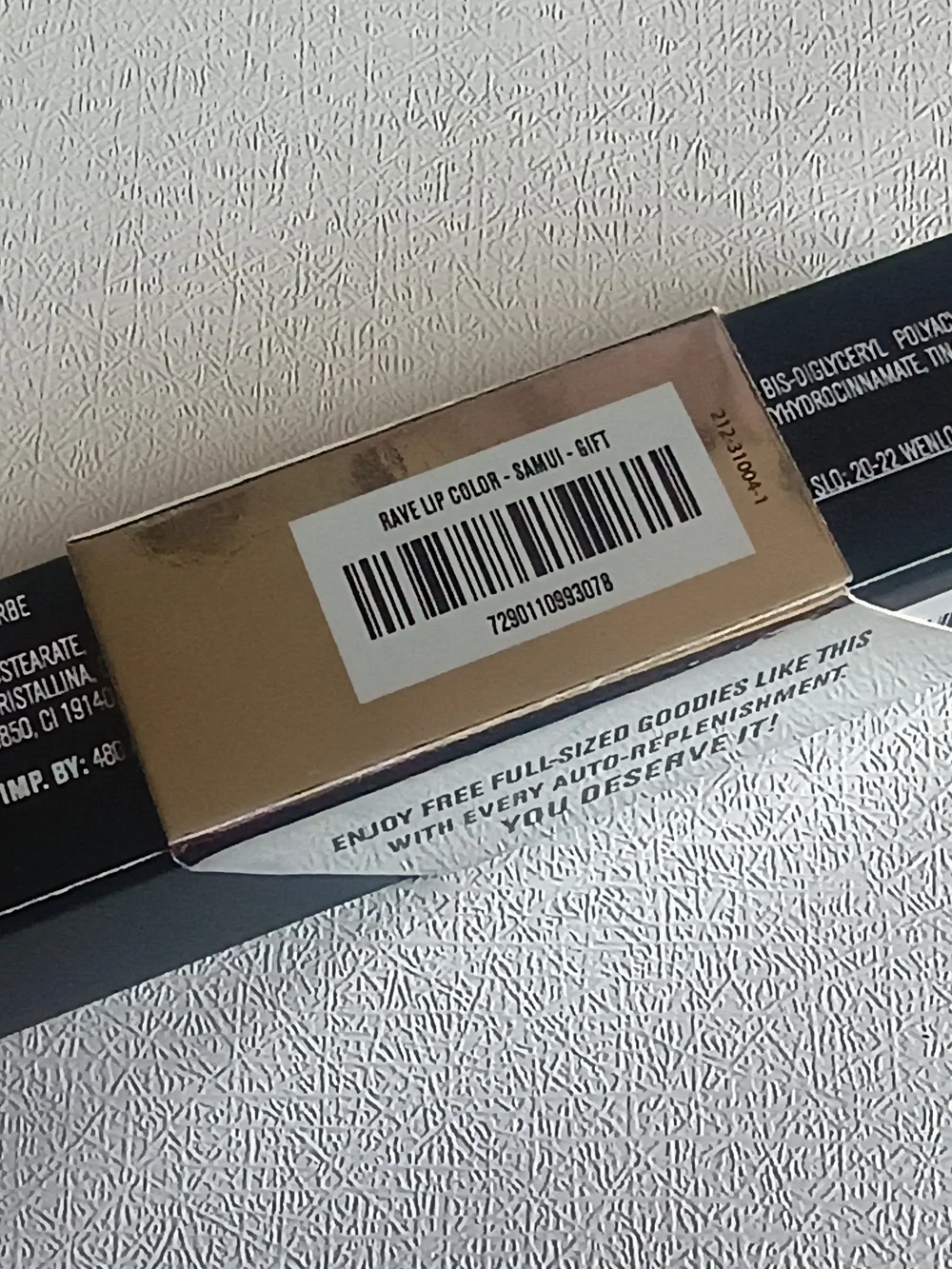 IL Makiage Rave Super Sheer Lip Color Rouge À Lèvres Rave Samui #454 New In Box
